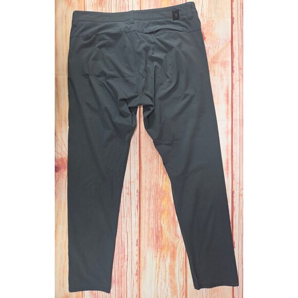 Vuori Mens Black Aim Performance Pants Size 36x32 Stretch - Picture 2 of 7